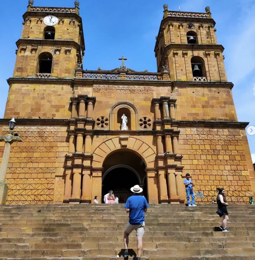 Cathédrale de Barichara avec Travel Planner Colombie