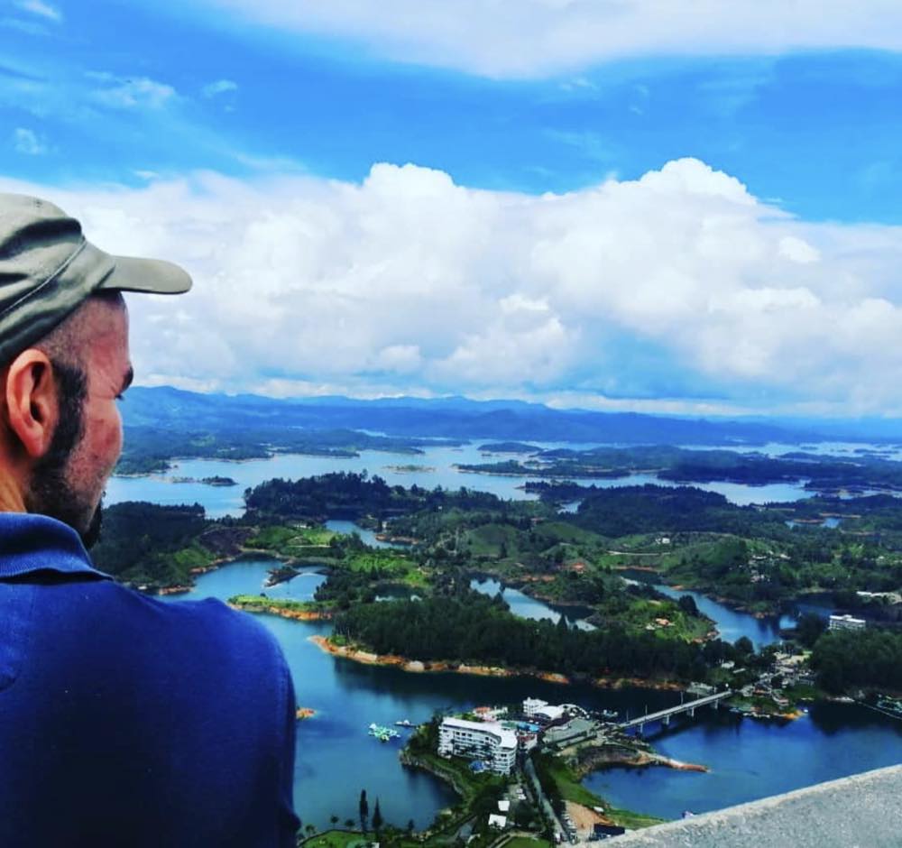 Fabrice Dubesset à Guatapé en Colombie
